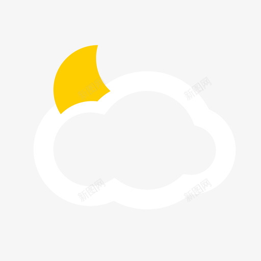w多云间晴夜间svg_新图网 https://ixintu.com 多云间晴 夜间 tq