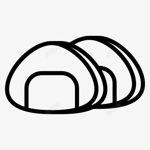 onigiri早餐米饭svg_新图网 https://ixintu.com onigiri 早餐 米饭 寿司 kimbab 美食家 系列