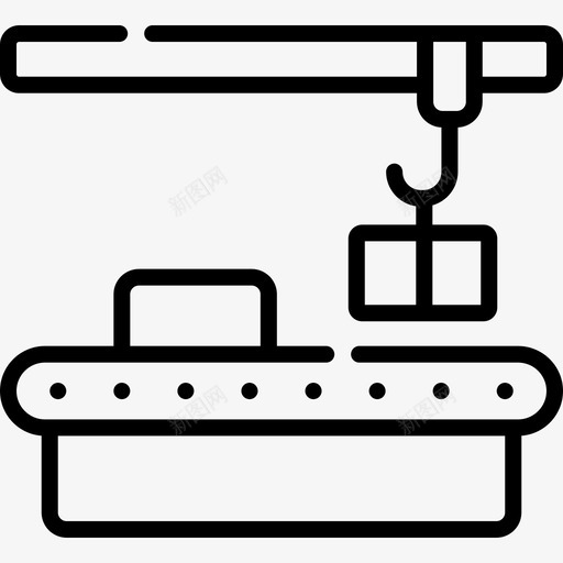 装配线制造48线性svg_新图网 https://ixintu.com 装配线 制造 线性