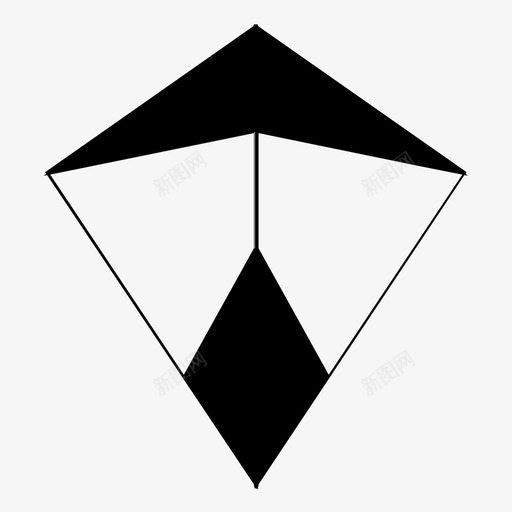 风筝飞好玩svg_新图网 https://ixintu.com 风筝 好玩 快乐 假日 夏天 儿童玩具