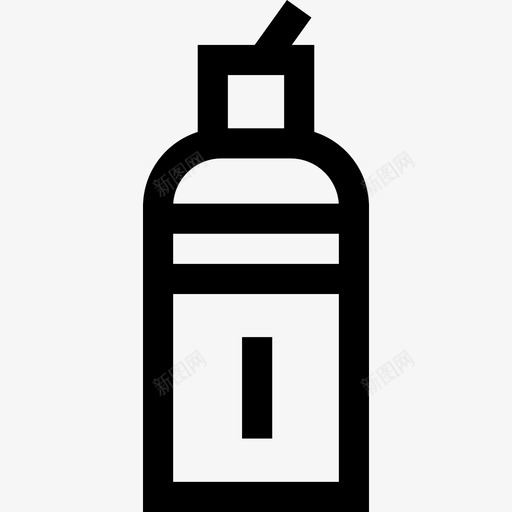 塑料瓶塑料制品11线性svg_新图网 https://ixintu.com 塑料瓶 塑料制品 线性