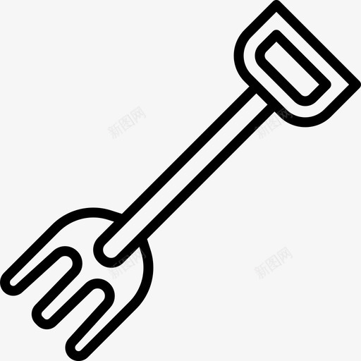 叉子春季第15季直线型svg_新图网 https://ixintu.com 叉子 春季 直线 线型