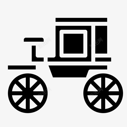 马车运输215字形svg_新图网 https://ixintu.com 马车 运输 字形
