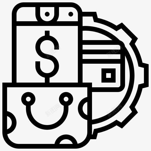 无现金无现金社会16直系svg_新图网 https://ixintu.com 无现金 社会 直系