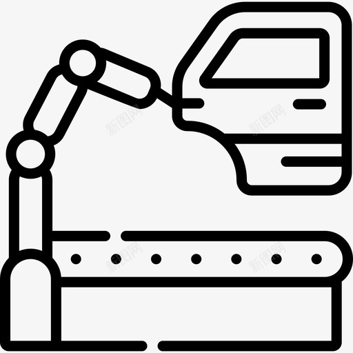 装配线制造48线性svg_新图网 https://ixintu.com 装配线 制造 线性
