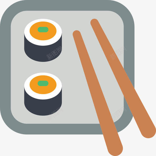 寿司街头食品14平淡svg_新图网 https://ixintu.com 寿司 街头 食品 平淡