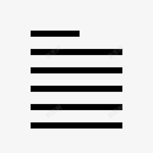 左对齐界面段落svg_新图网 https://ixintu.com 对齐 界面 段落 移动 必备