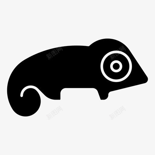 变色龙两栖动物动物svg_新图网 https://ixintu.com 动物 变色龙 两栖 变化 蜥蜴 丛林