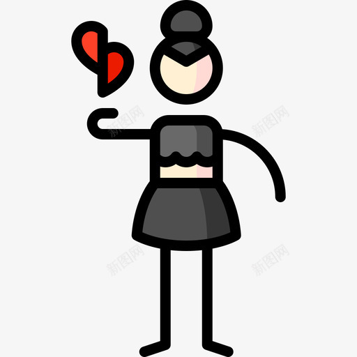 破碎的心世界的爱5线的颜色svg_新图网 https://ixintu.com 破碎 世界 颜色