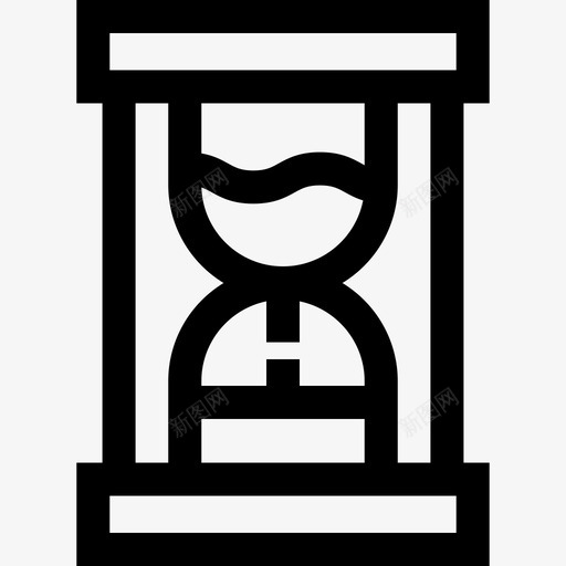 沙漏速度表和时间10线性svg_新图网 https://ixintu.com 沙漏 速度 度表 时间 线性