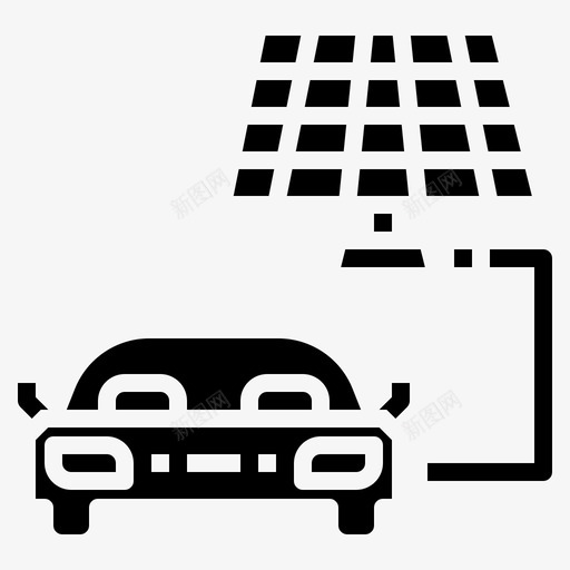 电动汽车电动汽车7实心svg_新图网 https://ixintu.com 电动汽车 实心