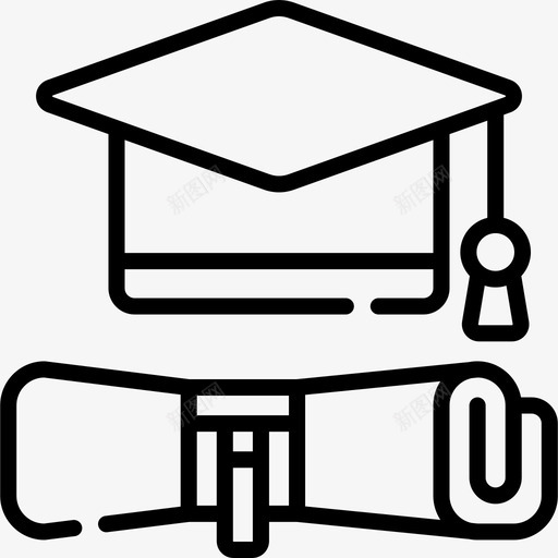 毕业在线学习15线性svg_新图网 https://ixintu.com 毕业 在线学习 线性