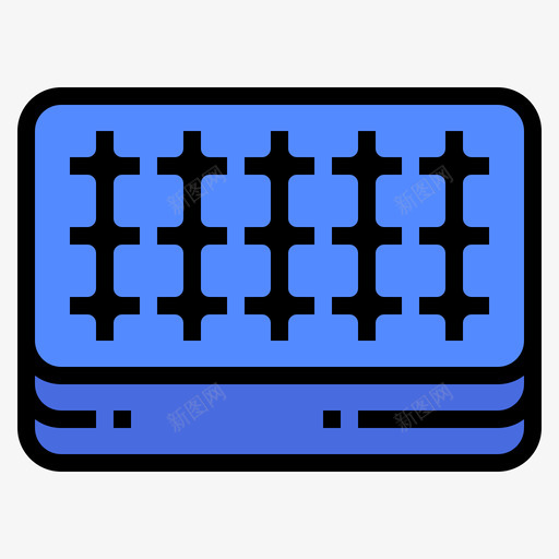 床垫家居装饰7线性颜色svg_新图网 https://ixintu.com 床垫 家居装饰 线性 颜色