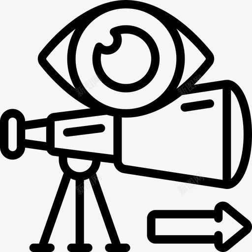 望远镜超自然活动1线性svg_新图网 https://ixintu.com 望远镜 超自然 活动 线性