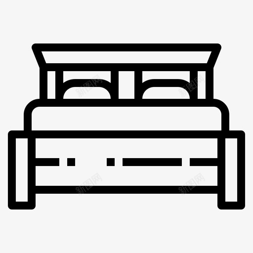床家居装饰5轮廓svg_新图网 https://ixintu.com 家居装饰 轮廓