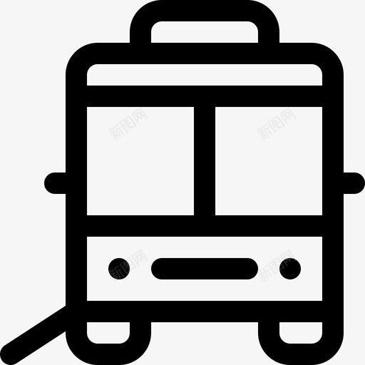 公共汽车残疾人援助17直线svg_新图网 https://ixintu.com 公共汽车 残疾人 援助 直线