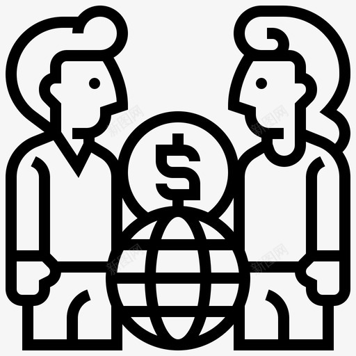 商业伙伴关系全球业务21直系svg_新图网 https://ixintu.com 商业 伙伴 关系 全球 业务 直系