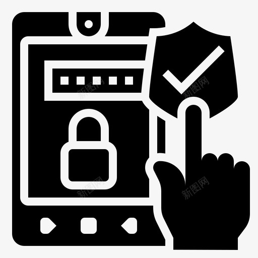 智能控制家庭安全7字形svg_新图网 https://ixintu.com 智能控制 家庭 安全 字形