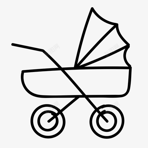 婴儿车摇篮车婴儿淋浴svg_新图网 https://ixintu.com 婴儿车 摇篮车 婴儿 淋浴