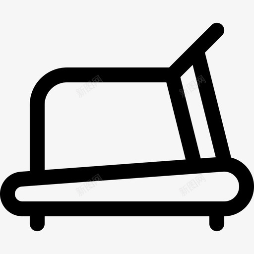 跑步机残疾人援助17直线svg_新图网 https://ixintu.com 跑步机 残疾人 援助 直线
