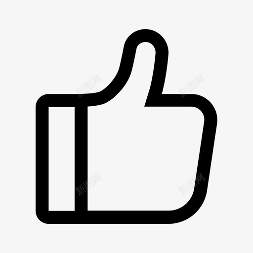 点赞灰svg_新图网 https://ixintu.com 点赞