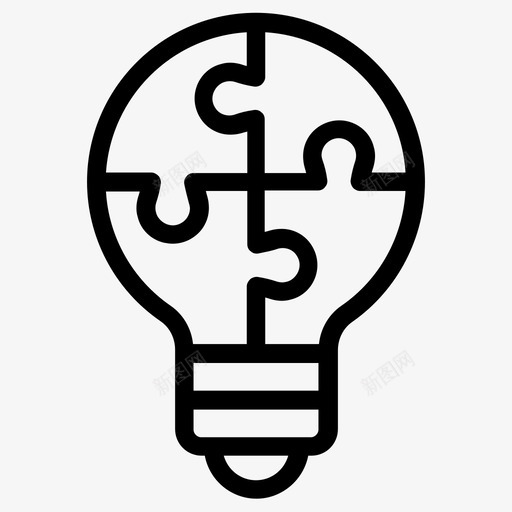 谜题游戏解决方案想法svg_新图网 https://ixintu.com 谜题 游戏 解决方案 想法 计划 策略