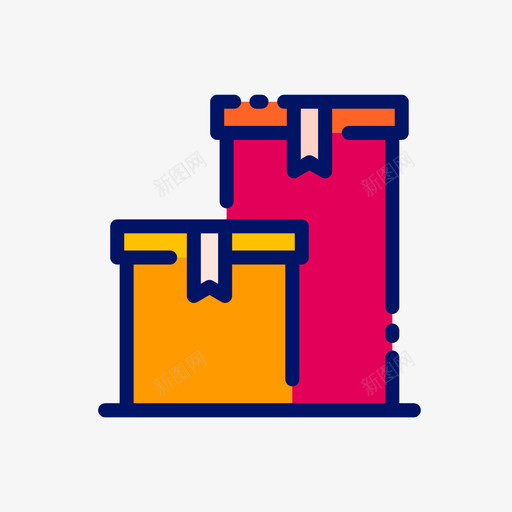 盒批量生产33线性颜色svg_新图网 https://ixintu.com 批量生产 线性 颜色