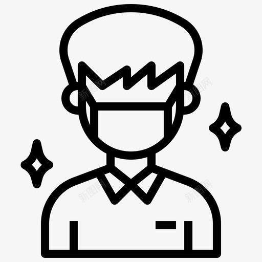 医用面罩covid1922线状svg_新图网 https://ixintu.com 医用 面罩 covid 线状
