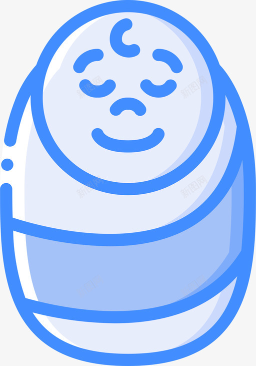 宝贝宝贝1蓝色svg_新图网 https://ixintu.com 宝贝 蓝色