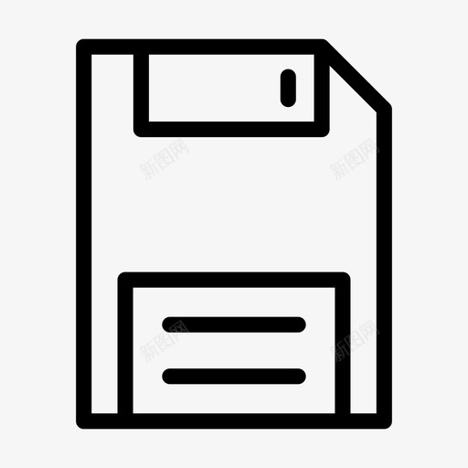 软盘芯片保存svg_新图网 https://ixintu.com 软盘 技术 芯片 保存 字形