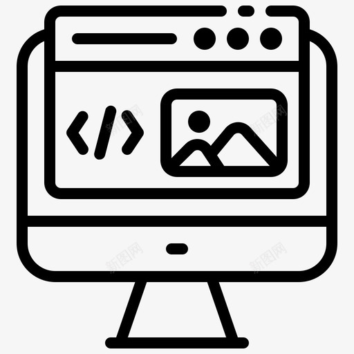 网页开发设计前端后端svg_新图网 https://ixintu.com 网页 开发 设计开发 设计 前端 后端 搜索引擎 优化 内容 艺术
