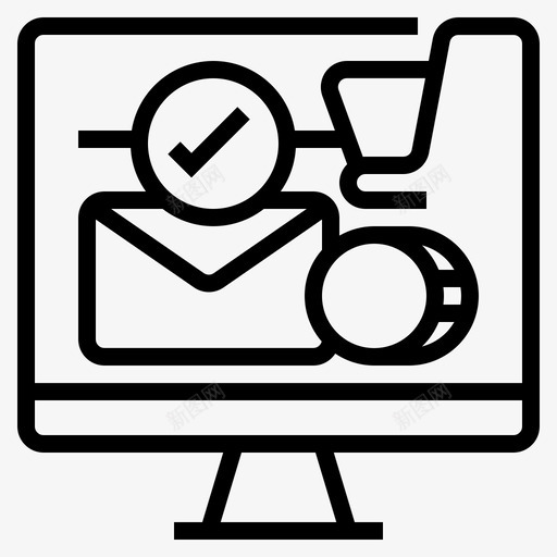 电子商务数字经济网上市场svg_新图网 https://ixintu.com 电子商务 数字 经济 网上 市场