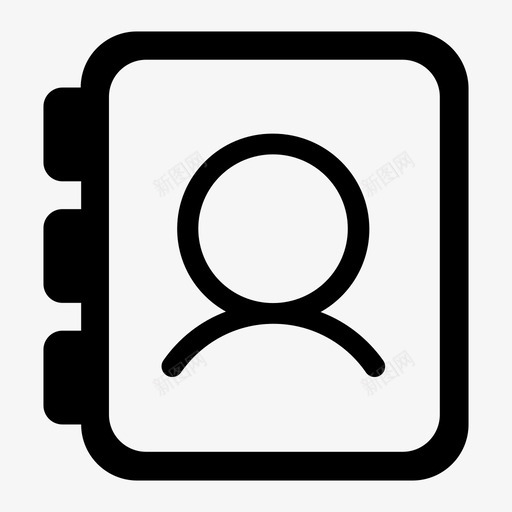 通讯录iconsvg_新图网 https://ixintu.com 通讯录 icon