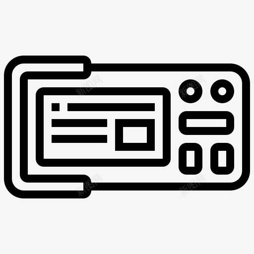 寻呼机通信信息svg_新图网 https://ixintu.com 寻呼机 通信 信息 过时 追溯 技术