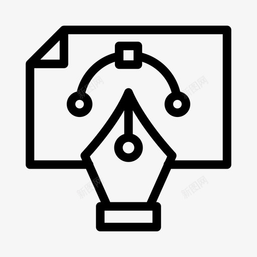 贝塞尔曲线文件设计文件svg_新图网 https://ixintu.com 文件 塞尔 曲线 设计 工业 建筑 字形