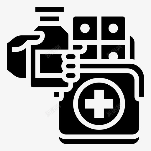 急救箱医用273字形svg_新图网 https://ixintu.com 急救箱 医用 字形