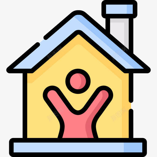 家善良5线条色彩svg_新图网 https://ixintu.com 善良 线条 色彩