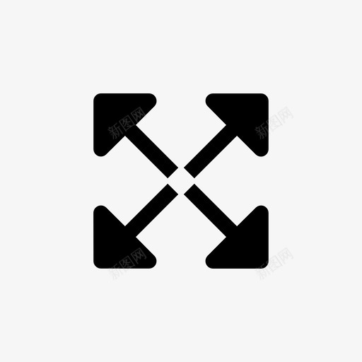 散布点箭头符号svg_新图网 https://ixintu.com 散布 布点 箭头 符号