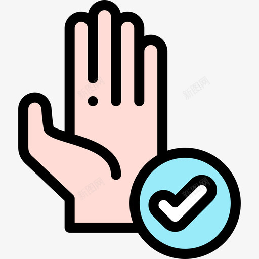 洗手洗手22线性颜色svg_新图网 https://ixintu.com 洗手 线性 颜色