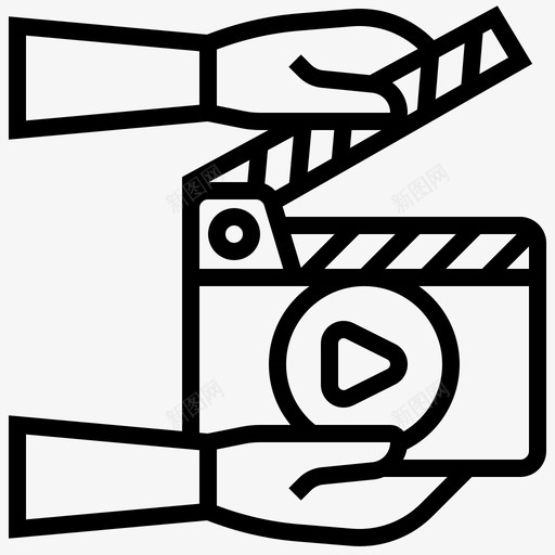 克利伯电影院111直线svg_新图网 https://ixintu.com 克利 电影院 直线
