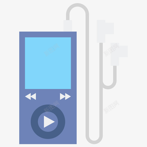 Mp3播放器设备51扁平svg_新图网 https://ixintu.com Mp3 播放器 设备 扁平