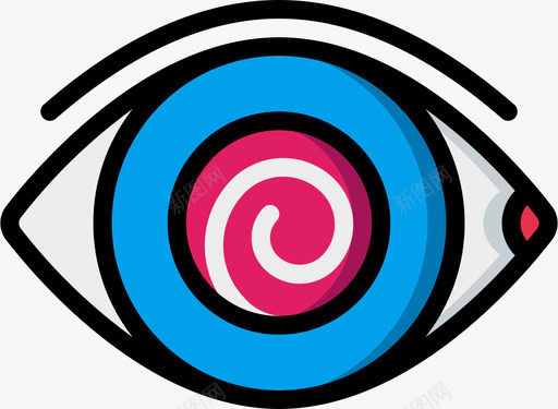 眼睛超自然活动4线性颜色svg_新图网 https://ixintu.com 眼睛 超自然 活动 线性 颜色