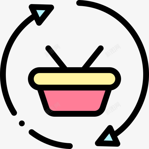 购物篮责任消费1线性颜色svg_新图网 https://ixintu.com 购物篮 责任 消费 线性 颜色
