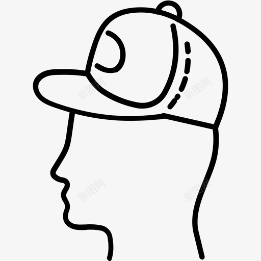 棒球帽配件篮球svg_新图网 https://ixintu.com 棒球 配件 篮球 帽子 运动