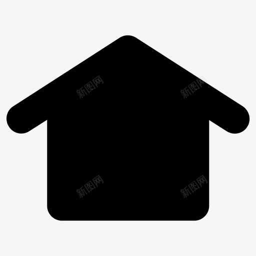 房子家主页svg_新图网 https://ixintu.com 房子 主页 地点 财产