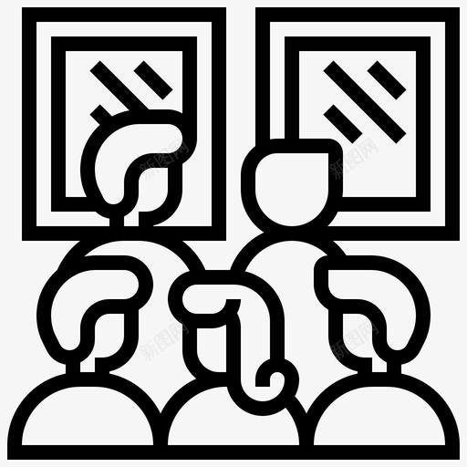 参观者博物馆127直系svg_新图网 https://ixintu.com 参观者 博物馆 直系