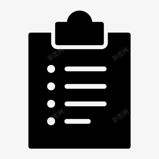 调查清单剪贴板表格svg_新图网 https://ixintu.com 调查 清单 剪贴板 表格 勾号 商业 实体 实体图 图标 集合