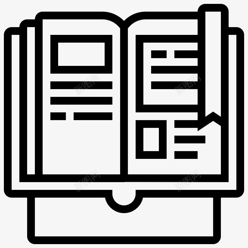书籍博物馆127直线svg_新图网 https://ixintu.com 书籍 博物馆 直线