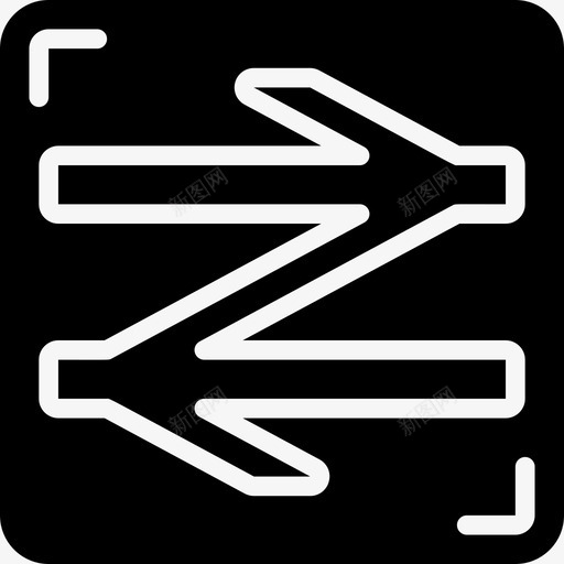 标志铁路50填充svg_新图网 https://ixintu.com 标志 铁路 填充