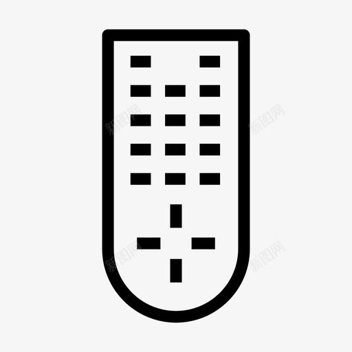 远程控制设备svg_新图网 https://ixintu.com 远程 控制 设备 小工 工具 无线 mediak 字形